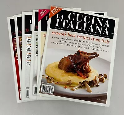 La Cucina Italiana Magazines 2009 Lot Of 6 Italian Cooking Recipes Cuisine • $24