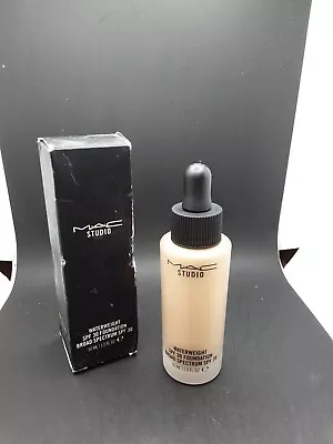 New Authentic MAC Studio Waterweight Foundation NC40 SPF 30 • $13