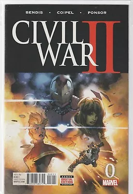 CIVIL WAR II #0 (2016) OLIVIER COIPEL 1st Print VARIANT~UNREAD NM • $4