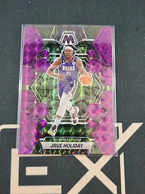 2022-23 Mosaic Basketball JRUE HOLIDAY Purple Prizm /99 #158 BUCKS NBA  • $7