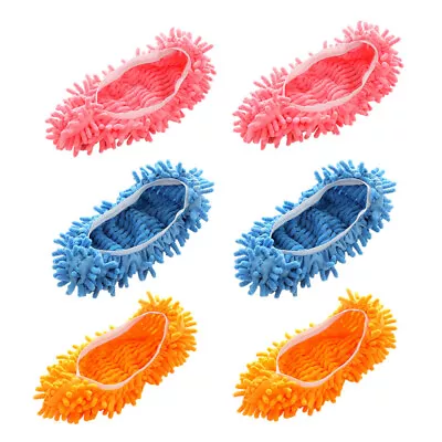 Microfiber Foot Mop Slippers - Keep Your Floors Clean And Tidy! • $13.11