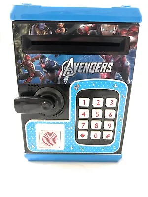 Marvel Avengers Kids Money Safe With Biometric Finger Lock And Number Lock • £27.99