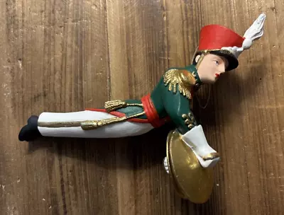 Vintage Marching Band Cymbal Player Cymbalist Figure 8  Christmas Ornament Rare • $29