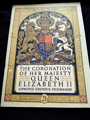 The Queen Elizabeth Coronation Souvenir Book • £8
