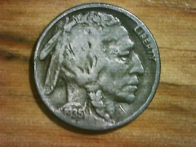 1935 S Buffalo Nickel 3 1/2 LEG   MISSING HOOF  ERROR • $110
