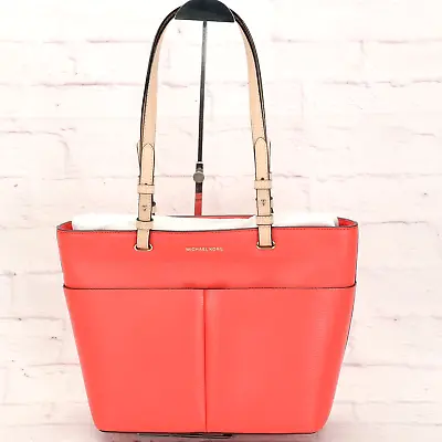 Michael Kors Women's Bedford Shoulder Tote Handbag Purse Medium Dahlia Leather • $79.99