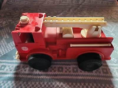 Mighty Mo Fire Truck - Vintage Large Friction Motor Vehicle 1975 Ideal Toy Corp • $25