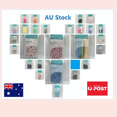 $13.20 • Buy 10 PCS 3 Layer Colorful Disposable Face Mask Protective Masks Fashion AU  