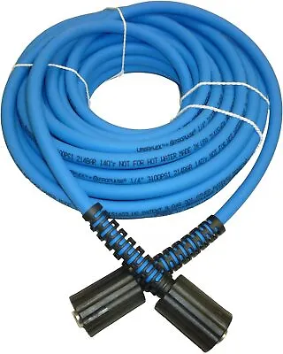 UBERFLEX™ Kink Resistant Pressure Washer Hose 1/4  X 50' 3100 PSI With (2) 22MM • $48