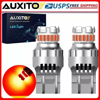 AUXITO 7443 7440 7444 Anti Hyper Flash Red LED Brake Stop Tail Light Error Free • $13.99