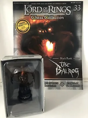 £15.99 • Buy Eaglemoss Lord Of The Rings Chess Collection Set 2 No. 33 The Balrog & Mag