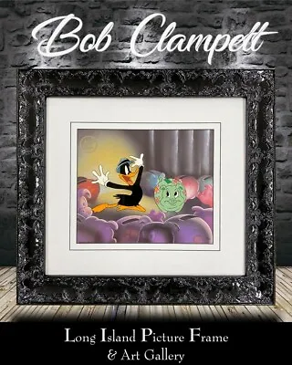 Bob Clampett L/ED Hand Painted Cel Daffy Finds His Piggy Bank Custom Framed  • $625