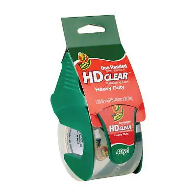 Duck Brand HD Clear Heavy-Duty Packaging Tape With Dispenser 1.88  X 40 Yd. • $20.90