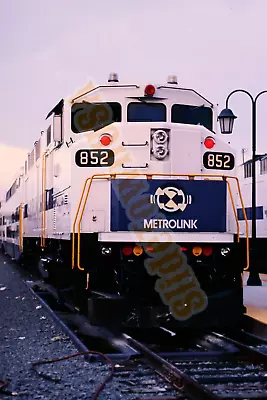 Vtg 1998 Train Slide 852 MetroLink Engine X3H140 • $7.50