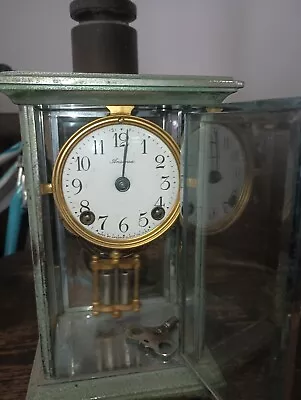 Antique Ansonia Crystal Regulator Mantle Clock  • $8.50