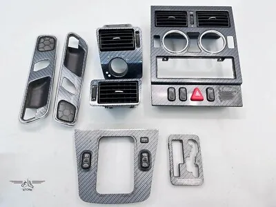 Mercedes R170 SLK230 SL320 Console Trim Bezel Vent Carbon Gray Set 97-04 OEM • $249.99