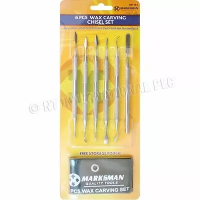 £2.97 • Buy 6 Pcs Wax Metal Carving Chisel Tools Set Craft Clay Sculpting Art Modelling Hot