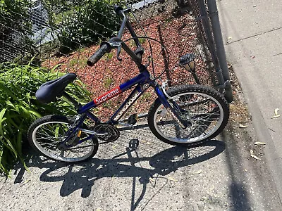 MONGOOSE Black And Blue BMX Bike Vintage Class Stunt Bicycle 01 • $225