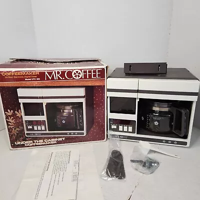 Mr Coffee VTG Under The Cabinet Coffee Maker UTC 300 NEW Open Box Retro Prop • $179.85