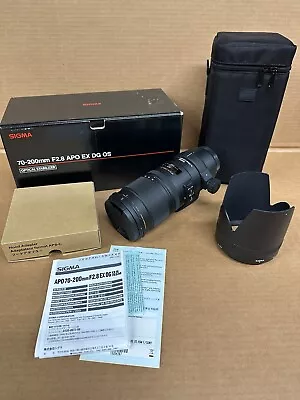 Sigma 70-200 F2.8 APO EX DG OS Lens For Sony A Mount MINT! • $152.50