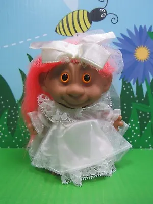 VINTAGE MONKEY FACE BRIDE - 4  Unmarked Troll - NEW - Very Rare • $34.95