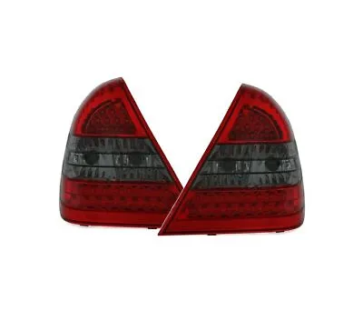 Set Rear Light LED For Mercedes W202 C Class Saloon 1993-2000 VT441 Red Smoke • $219.21