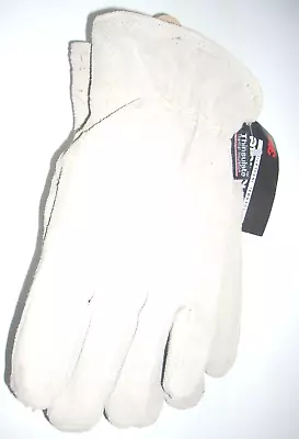 Lambert Gray Split Cowhide Leather Gloves W Thinsulate Lining Men's Size Large • $9.99