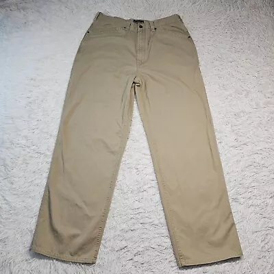 Mens Sonoma Vintage Khaki Twill Carpenter Pants Straight Leg Size 36x32 • $11.25