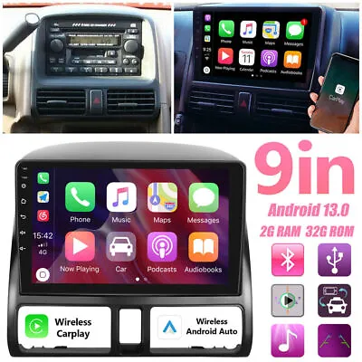 For Honda CR-V CRV 2002-2006 Android 13 Apple Carplay Car Stereo Radio GPS Navi • $109.92