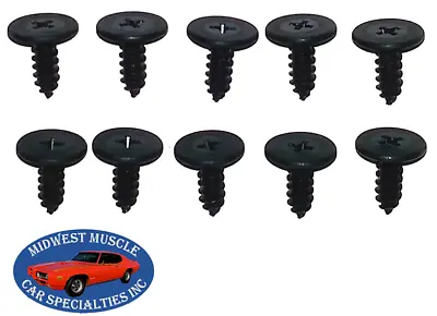 Ford Roof Rubber Weatherstrip Weatherstripping Door Window Trim Rail Screws 10pc • $10.98