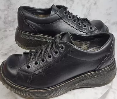 Vintage Dr. Martens Lacey Scalloped Trim Chunky Womens Size 6 • $99.99