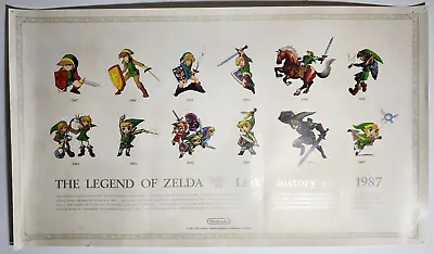 The Legend Of Zelda 2009 Club Nintendo 3 Poster Set • $89.99