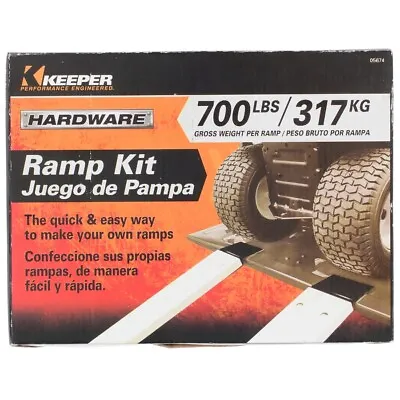 Keeper 05674 Ramp Kit No Hardware. Gross Weight 700 Lbs Motorcycle Ramps 7 1/2 • $19