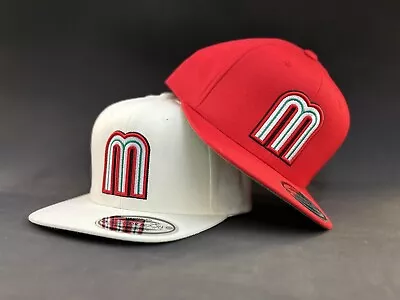 Hat Mexico Baseball SnapBack Red Or White • $15