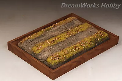 Award Winner Scratch Built 1/35 Rutted Grass Field Diorama Base Platform Large  • $139