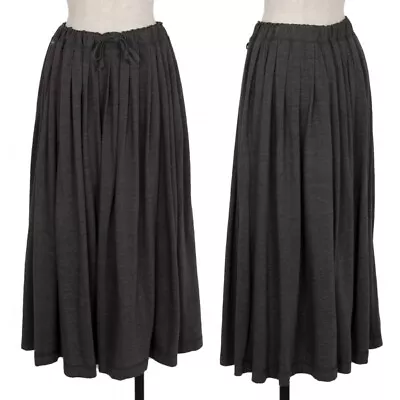 Mademoiselle NON NON Acrylic Cotton Pleats Skirt Size S-M(K-111031) • $167