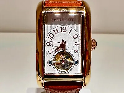 Beautiful Rare Gold Plated Automatic Italy Ladies Watch  Morellato  Open Balance • $185