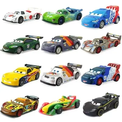 Disney Pixar Cars2 National Racer Toy Car Model 1:55 Diecast Boy Kids Gift New • $13.30