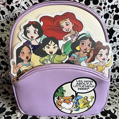 BioWorld Disney Princesses Comic Art Mini Backpack Exclusive NWT • $39.99