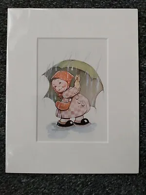 Mabel Lucie Attwell Picture Looking For Summertime - 8 X10  Mounted Art Print • £5.99