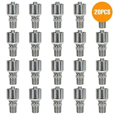 10143 6-6  Hydraulic Hose Fittings 3/8  Mp (20) Pk20pcs • $59.90