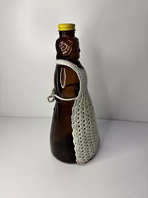 Vintage Mrs. Butterworth Bottle 10” With Metal Lid  Vtg-Hand Made Apron • $24.99
