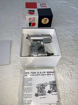 OS Max 15 FP RC Model Airplane Engine New Old Stock Glow Nitro Vintage 11700 • $124.97
