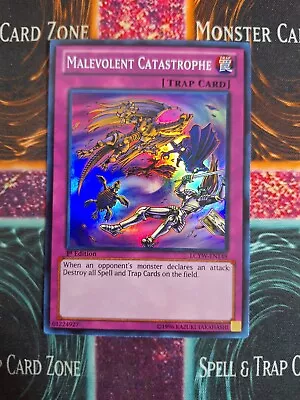 Yu-Gi-Oh! Malevolent Catastrophe LCYW-EN0148 Super Rare 1st Edition Near Mint • $7.50