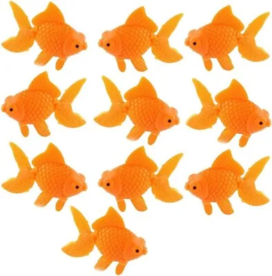 $6.99 • Buy XMHF Aquarium Gold Fish Decoration, 10 Pieces