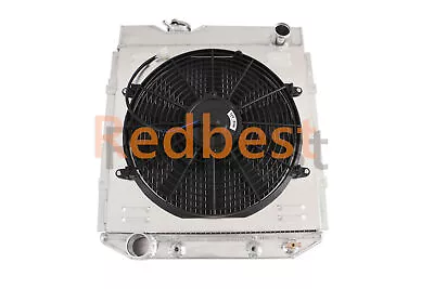 3 ROW Alu RADIATOR Shroud Fan For 1965-66 Ford Mustang 60-65 Falcon Ranchero 17  • $131