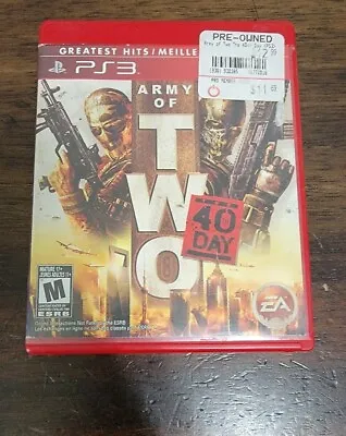 $9.99 • Buy Army Of Two - The 40th Day (Sony PlayStation 3, PS3, 2010) - No Manual