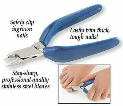 Easy Grip Giant Nippers Toe Nail Clippers Stainless Steel 98298 • $11.85