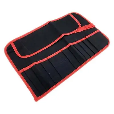 £3.99 • Buy Canvas 12 Pocket Spanner Wrench Holder Tool Roll Up Storage Bag Case Pouch