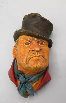 Vintage Bossons Chalkware Head -  Bill Sikes - 1964 • $13.99